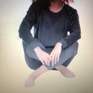 Honeydew Navy blue  XL 2 pc Fleece Set